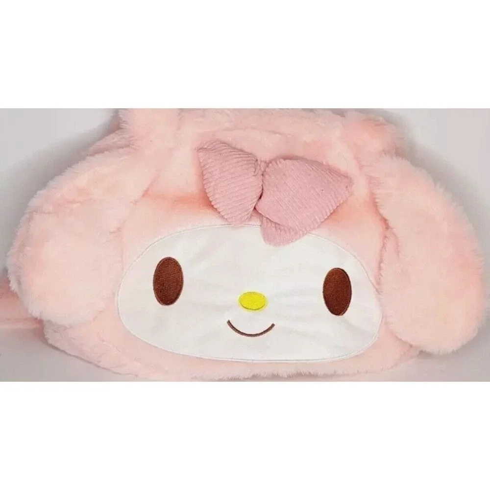 Sanrio My Melody Pink Plush Shoulder Bag Cute mymelody Handbag Girls Gift NEW‎